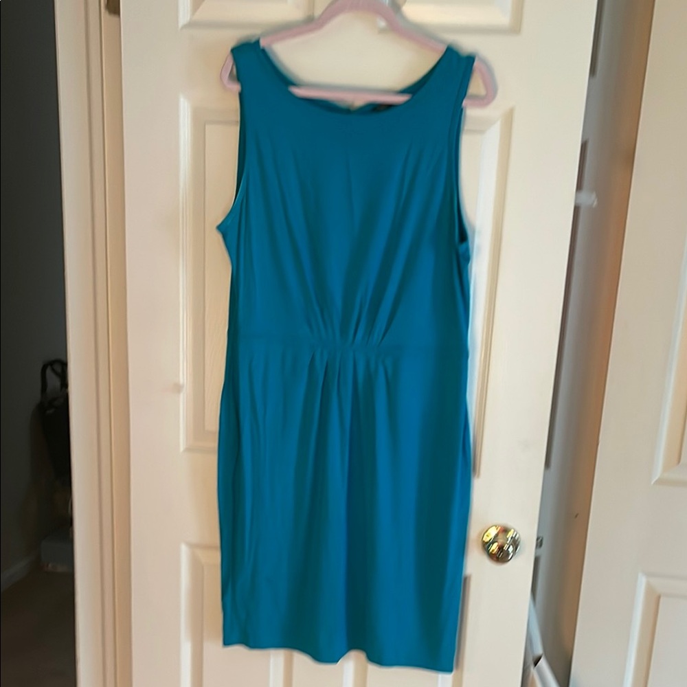 Sleeveless Teal Dress